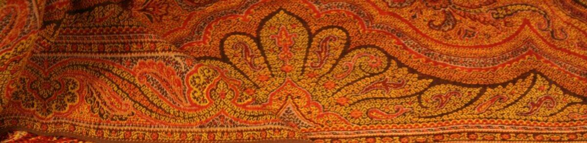 colorful paisley shawl