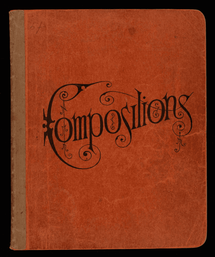 1902 Composition Notebook Cover.